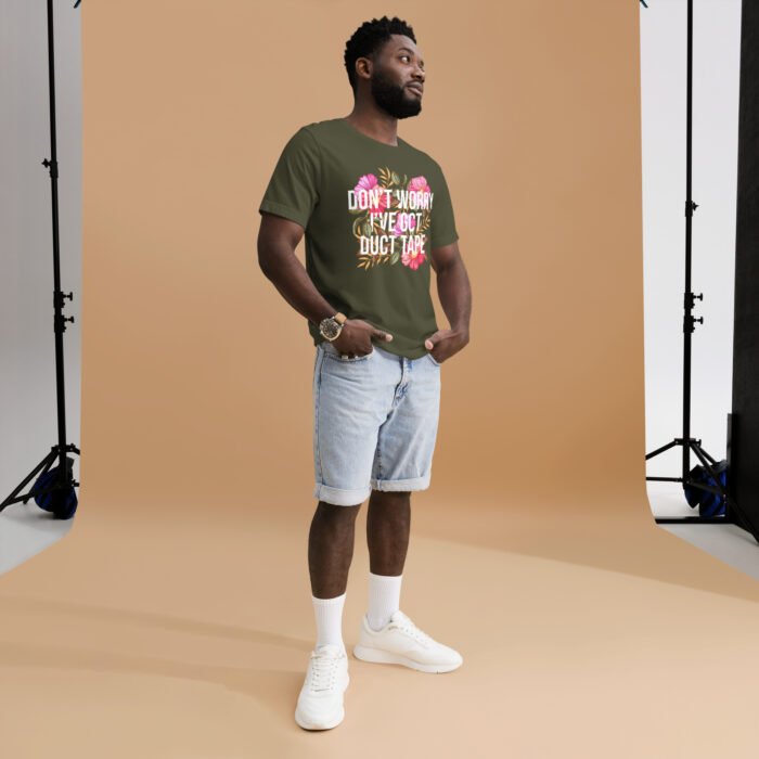 Duct Tape Floral T-shirt - Image 5