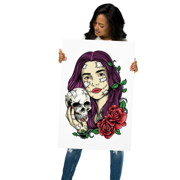 Duct Tape Skull Poster - Image 1