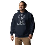 Jesus Duct Tape Dad Hoodie - Image 4