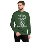 Jesus Duct Tape Dad Sweatshirt - Image 5