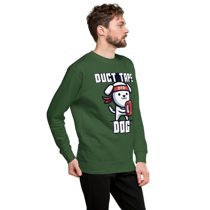 Duct Tape Dog Sweatshirt - Image 6