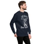 Jesus Duct Tape Dad Sweatshirt - Image 4