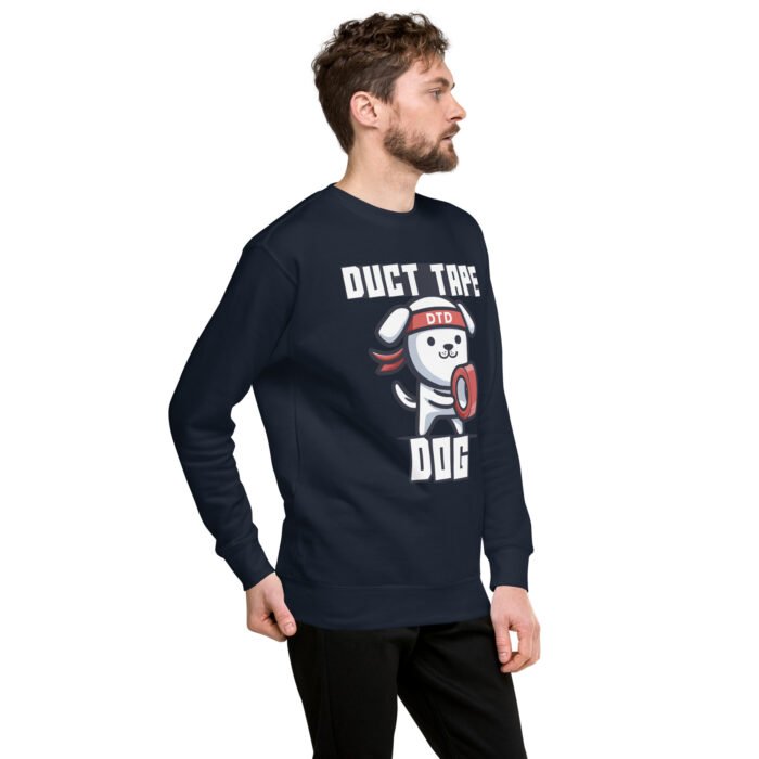 Duct Tape Dog Sweatshirt - Image 4