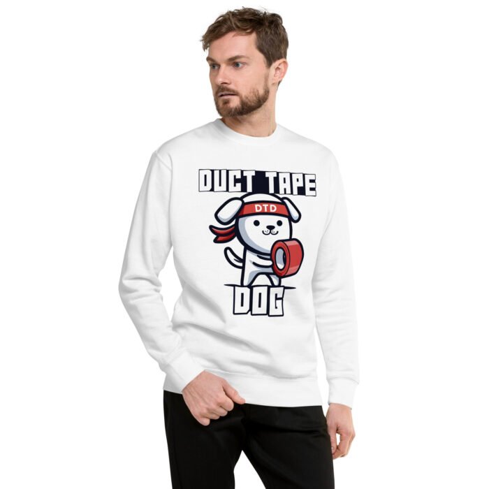 Duct Tape Dog Sweatshirt - Image 7